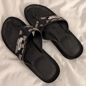 Coach Monogram Flip Flop Sandals